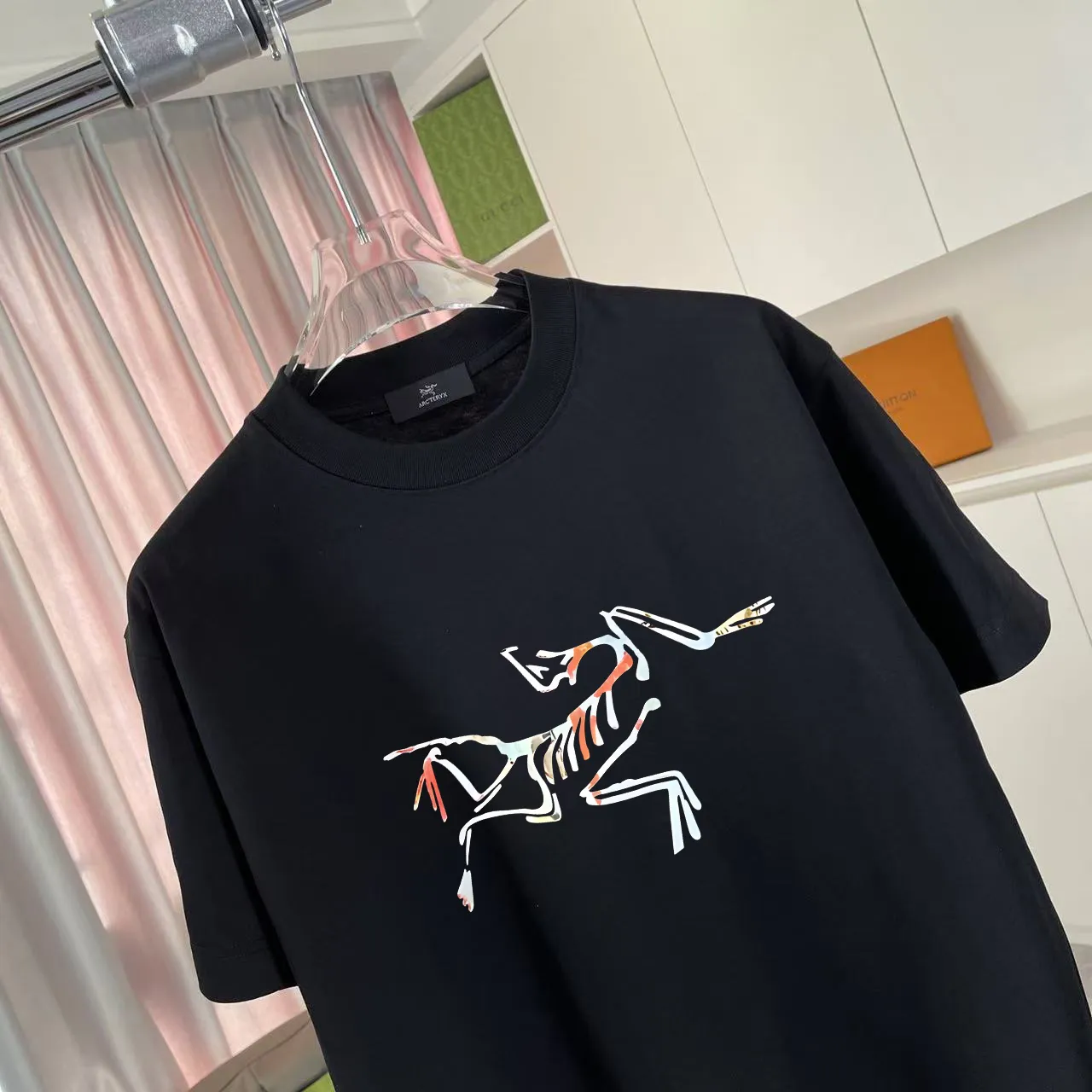 ARC'TERYX* 2025 New Arrival logo t g Same Style Size：S M L XL XXL ：Black White Green Purple